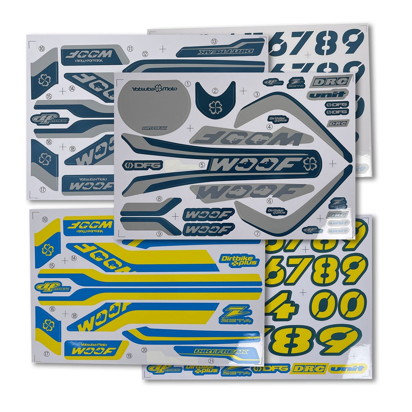 Kit Adhesivos WOOF 16" 20"