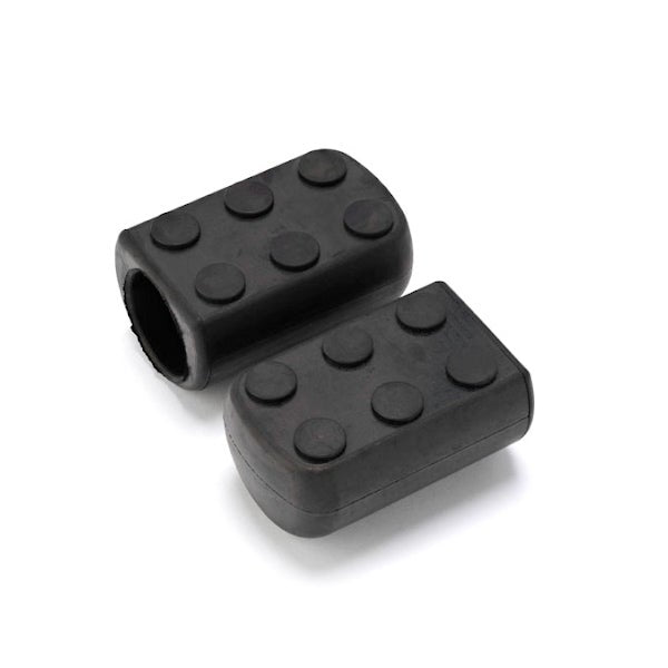 Soportes Goma Estribo Negro Kit Meow