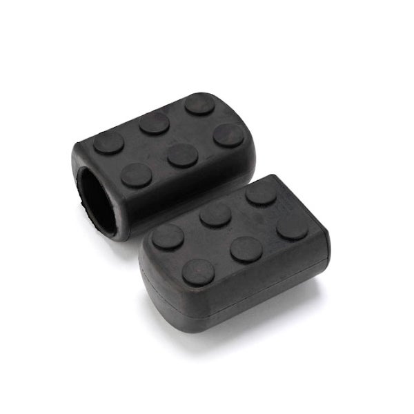 Soportes Goma Estribo Negro Kit Meow