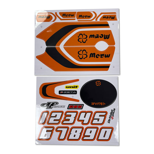 Yotsuba Meow Orange Sticker Kit